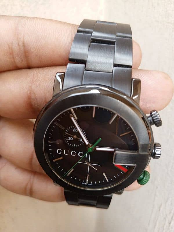 Mans Gucci wrist watch 101M CHRONO 3