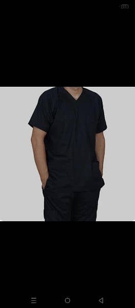 Unisex doctor/ nursing ot scrub v shape neck good quality fabric 2