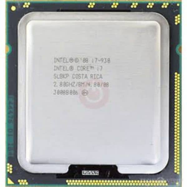 I7-930 gen procceser 0