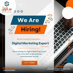 We are Hiring Digital Marketing Expert (Only Female) & Onsite Job.