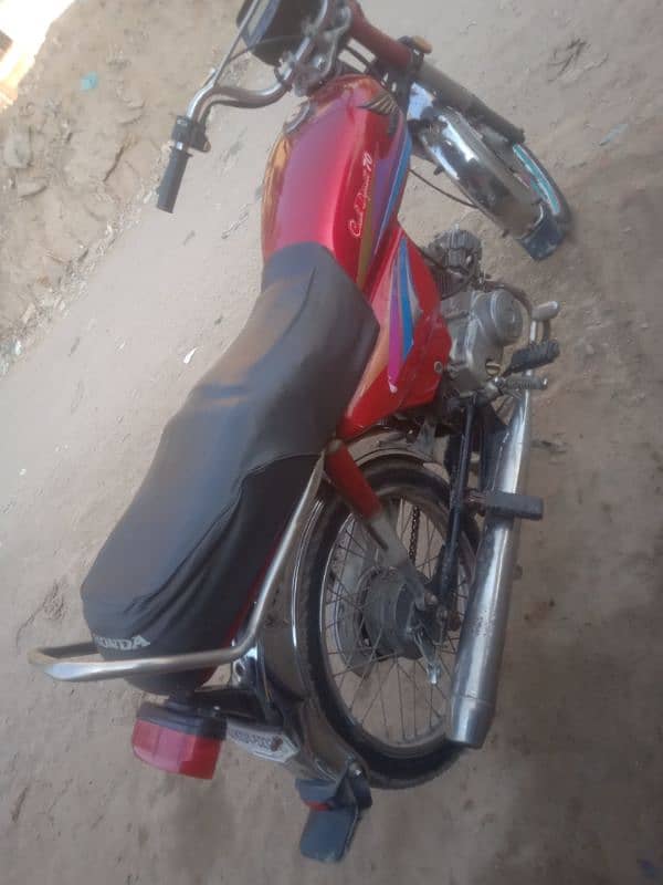 Honda 70 cc model 2013 Karachi number 2