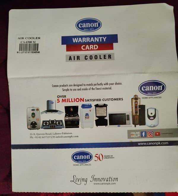 Canon 6500 M Air cooler 10