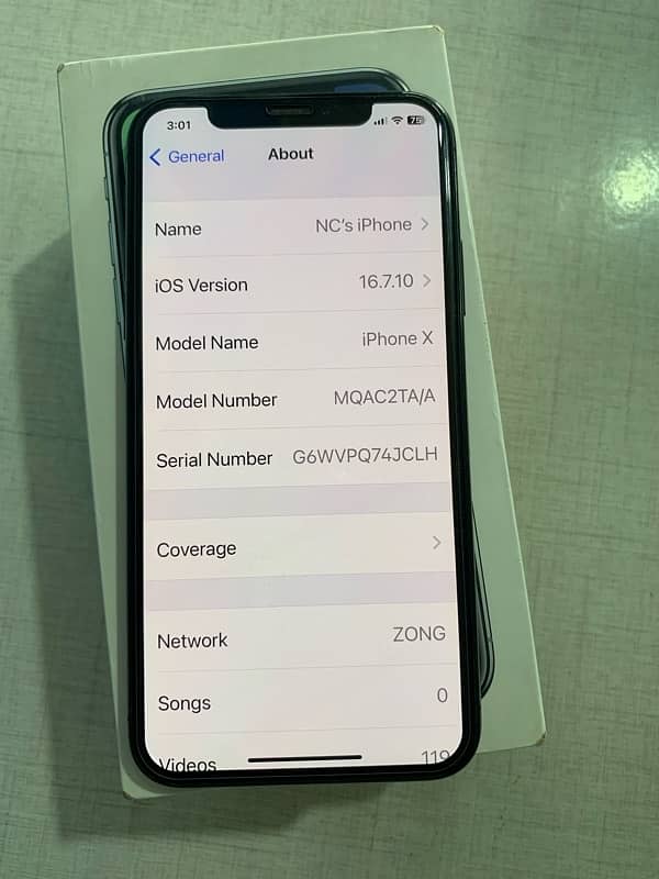 IPHONE  X PTA APROVED  All Ok 7