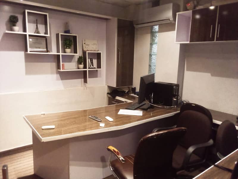 Area 2500 Sq Ft Fully Furnished Corporate Office In Main Boulevard Road Garden Town Lahore 8