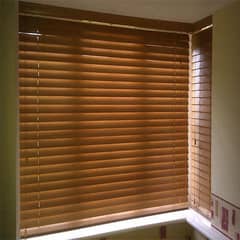 wooden blinds