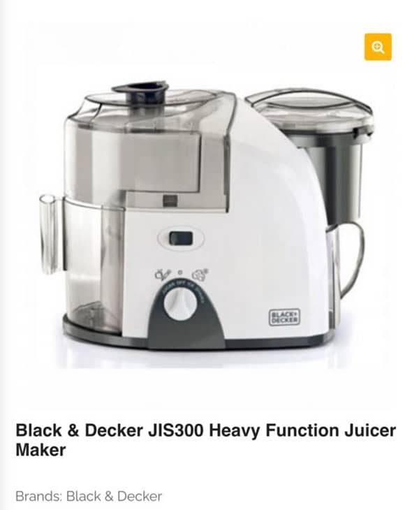 Black+Decker JIS300 Heavy Function Juicer Maker 1