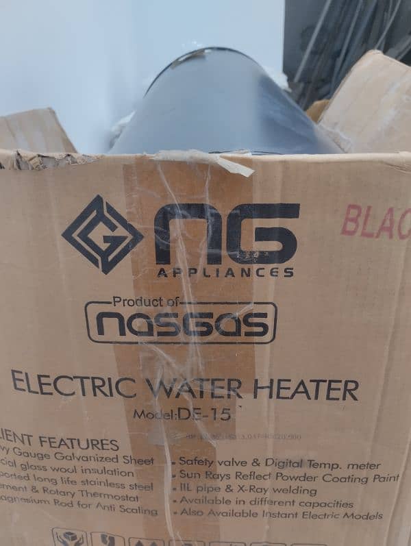 Nas gas electric geyser model DE 15 in new condition 4