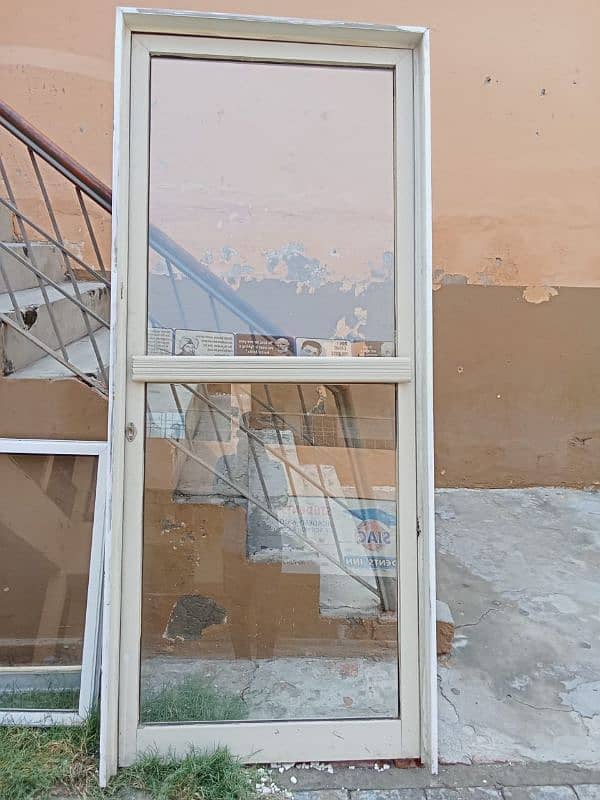 Aluminium Doors with frame used 0