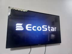 ecostar simple led tv 43 inch all okay complete box