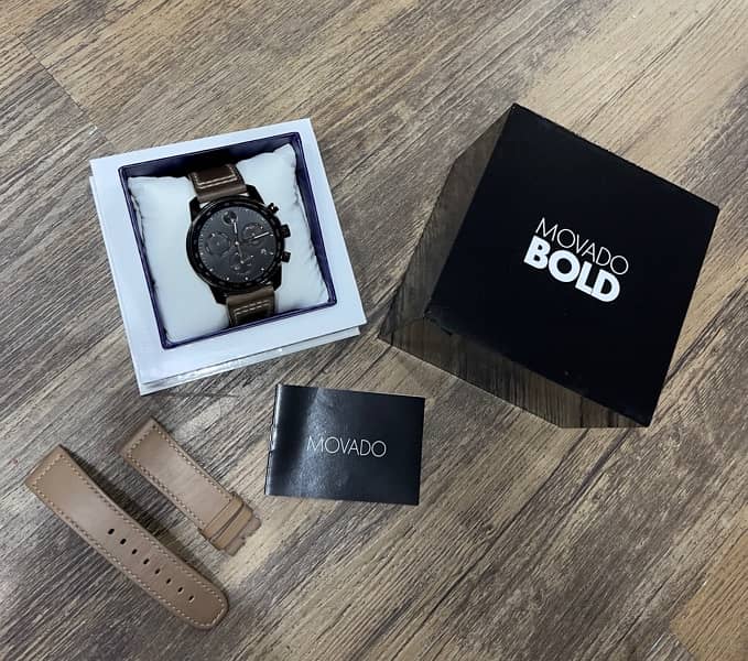 MOVADO BOLD CHRONOGRAPH 3