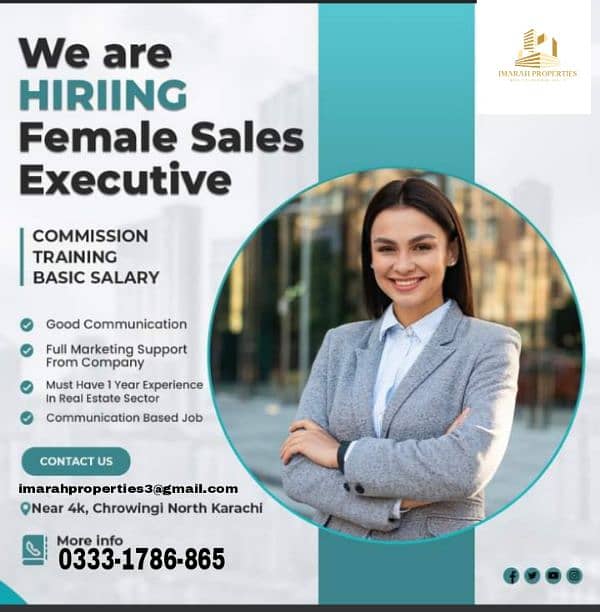 urgent need Male & Female Real Estate Marketing surjani town 0