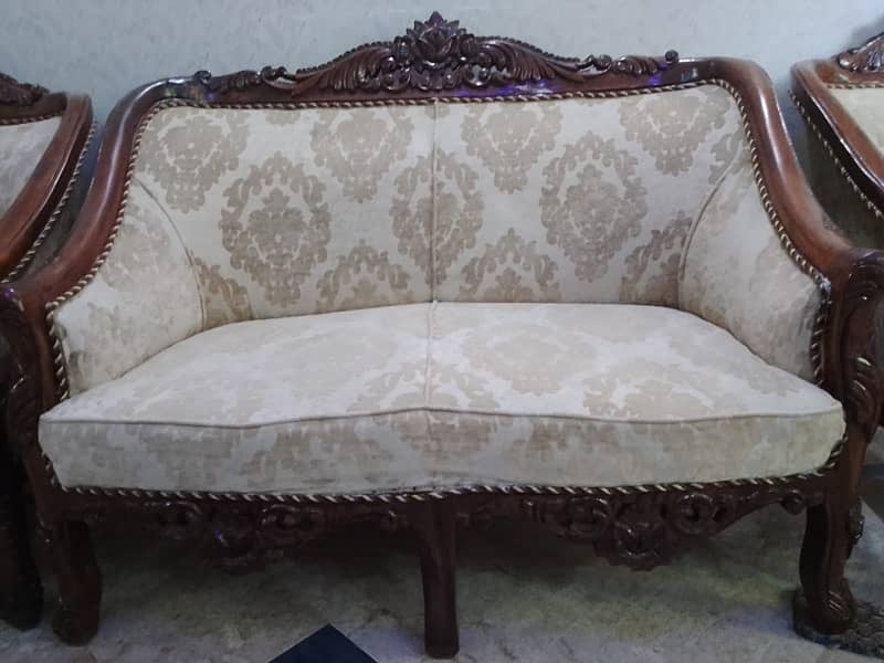 Pure Chinioti Sofa Set (7 seater): Originally 200,000 rs / Now 75,000 1