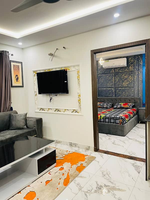 1 Bed Fully Furnished Ready To Move Flat For Rent Sector E Bahira Town Lahore 9