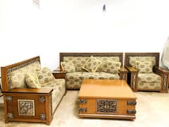 Sofa Set 3 seater 2 seater 1 seater with table