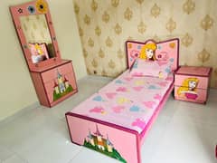 Kids Bed / Kids Bedroom Set / Kids Bed with Side Table Dressing