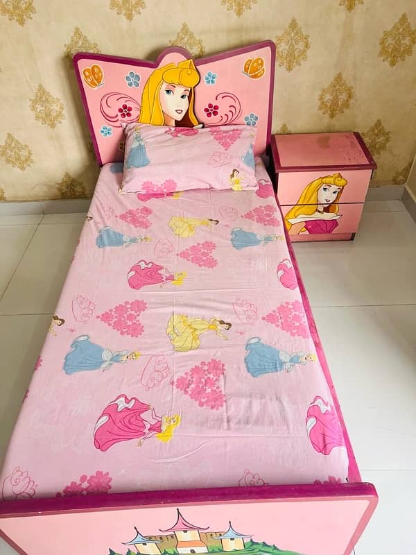 Kids Bed / Kids Bedroom Set / Kids Bed with Side Table Dressing 6