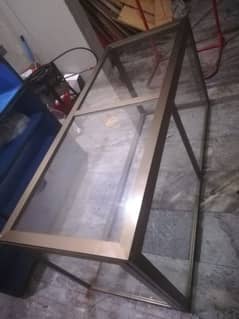 Aluminum counter for food display