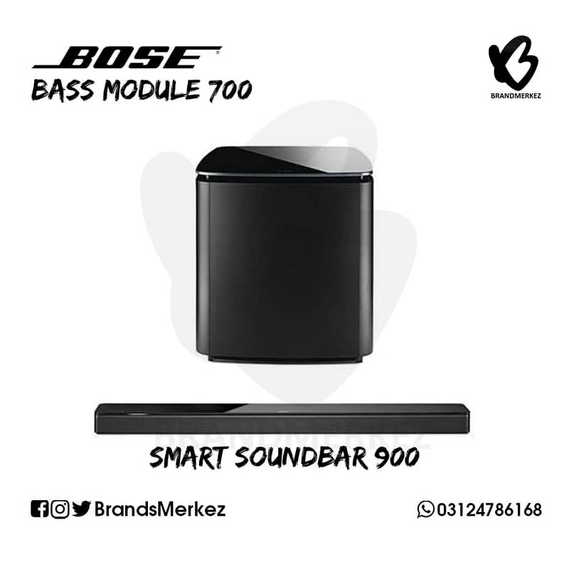 Bose Smart Soundbar 900 + Bass Module 700 0