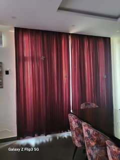 4 Luxury Beautiful silk curtains ,in perfect condition and shape.