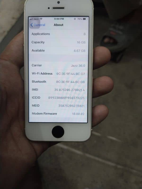 iphone 5s 16gb pta 7