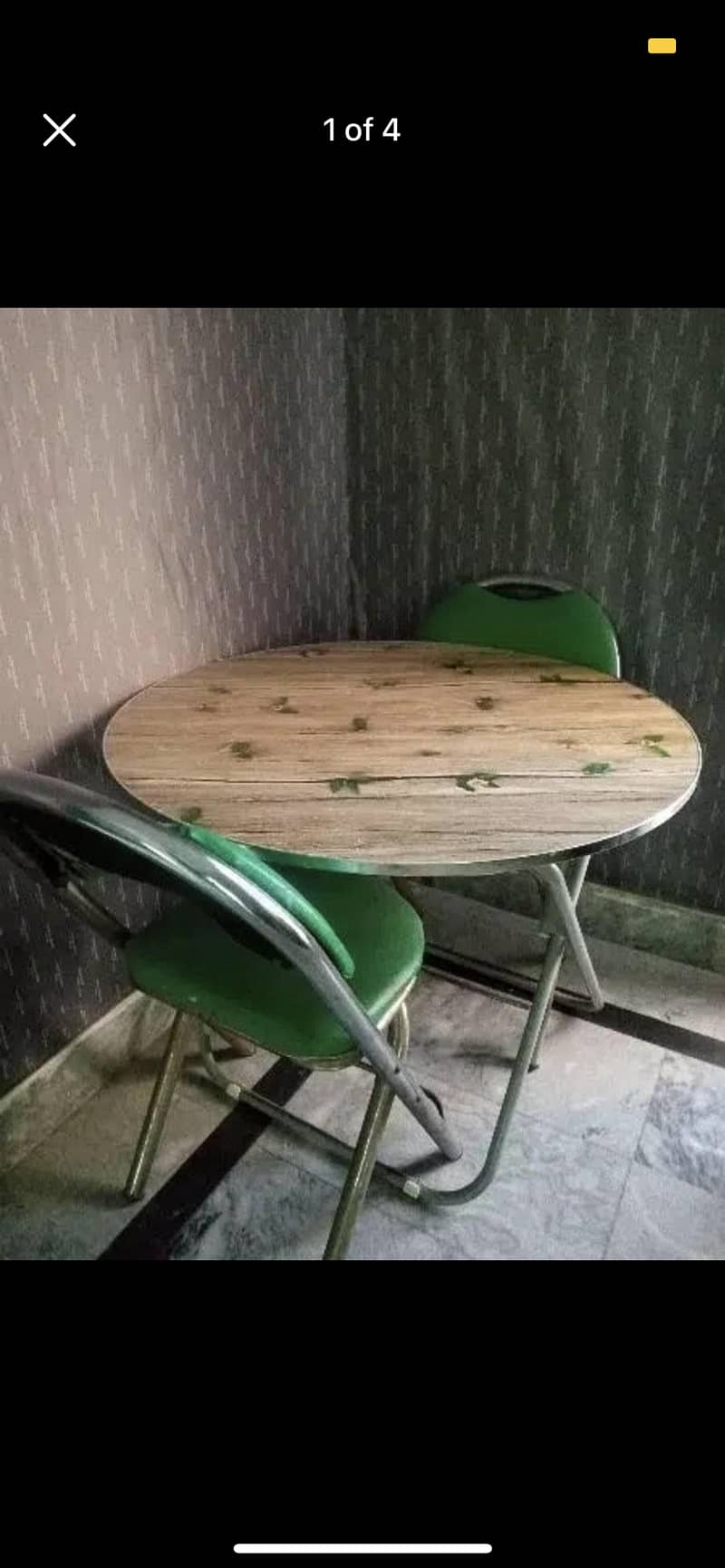 Used folding table and Chair for sale 3