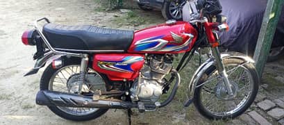 Honda Cg125 2022 All Punjab Registered. New condition. Location Gujrat