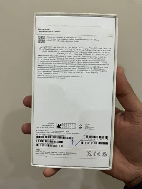 iPhone 15 Pro PTA Approved 128 gb 6