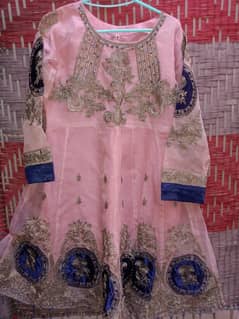 Beautiful pink frock with pink trouser and dopatta. Used only once. 0