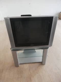 Panasonic color flatron TV with stereo sound