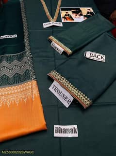 Dhanak 4 piece unstitched suit