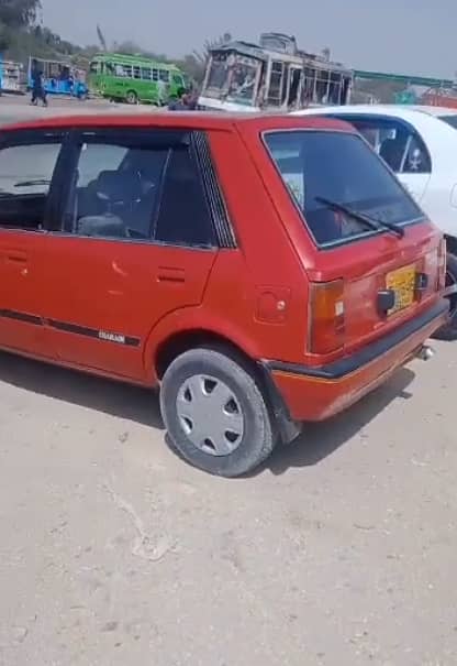 Urgent Sale - Daihatsu Charade 1984/87 Red - LPG 2