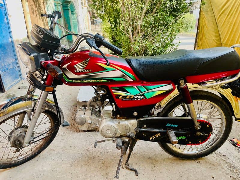 Honda 70 2022 model all ok ha clear documents bs agla rim pa janjal ha 1