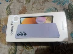 Samsung A32 6/128 official approved waala only box hai 0310-2083890.