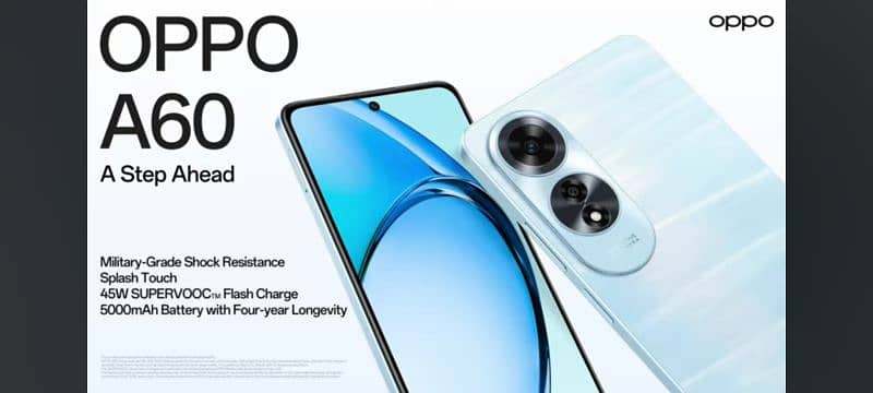 Oppo A60 8GB ram + 256GB rom || Ripple blue 1