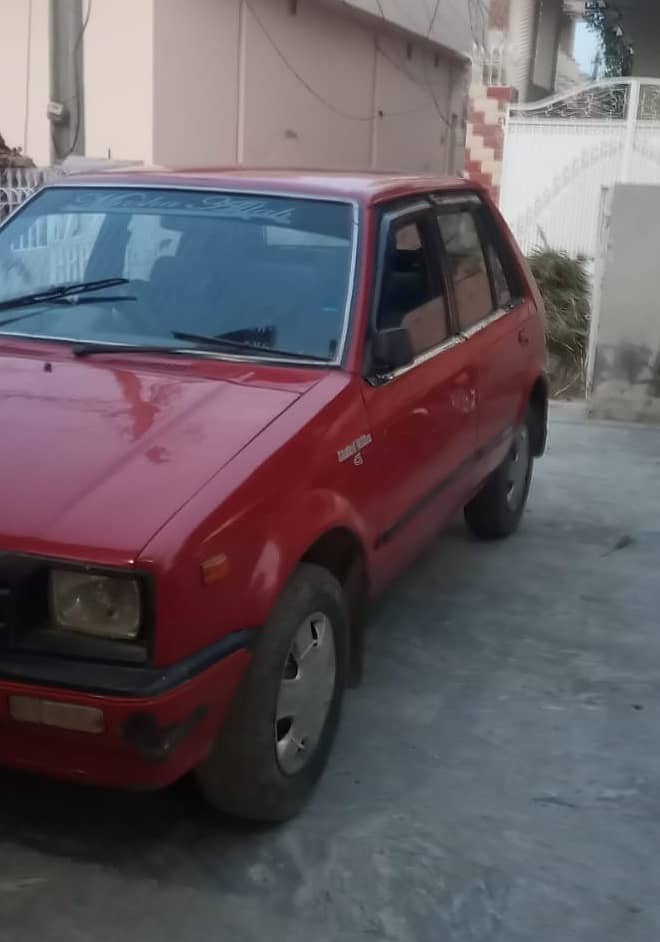 Urgent Sale - Daihatsu Charade 1984/87 Red - LPG 11