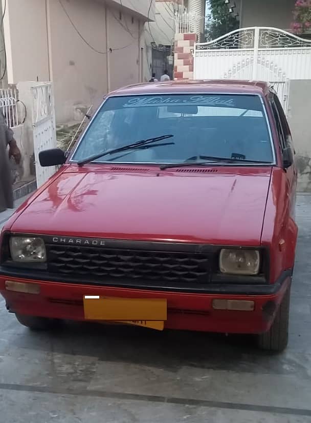 Urgent Sale - Daihatsu Charade 1984/87 Red - LPG 12