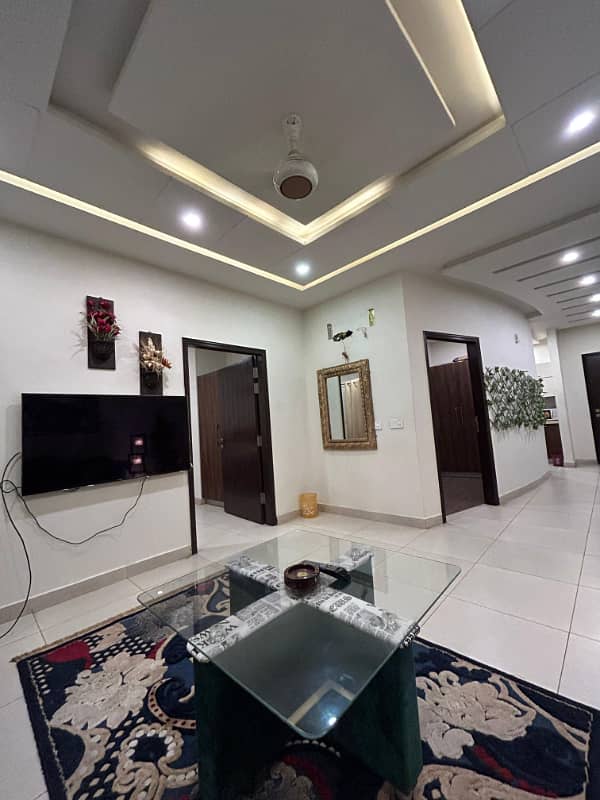 Daily basis Two bed furnished flat for rent zarkon Heights. 8