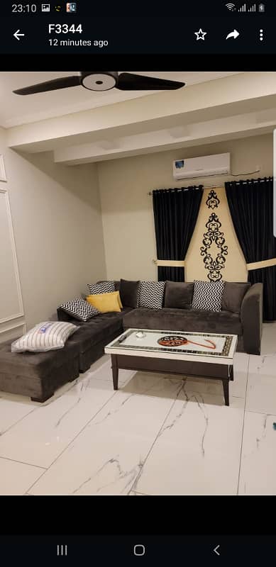 Par Day short time One BeD Room apartment Available for rent in Bahria town phase 4 and 6 empire Heights 2 Family apartment 0