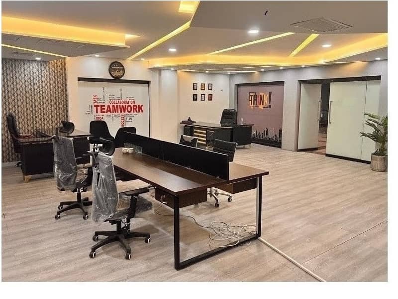 Area 1200 square Feet Brand New Corporation Office For Rent At Gulberg 3 Lahore 4