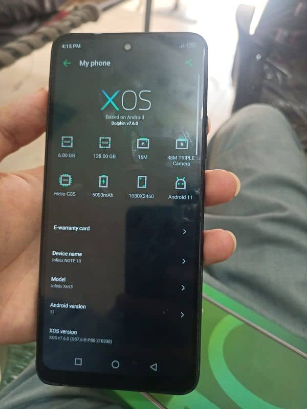 Infinix note 10 6/128 3