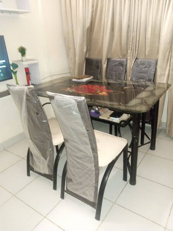 dinning table with six chair and all instructions  in description 2