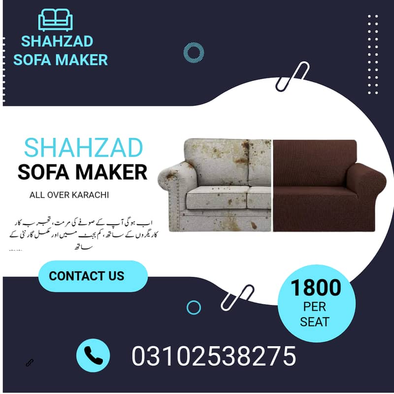 L shape sofa / sofa set / sofa repair / fabric change / sofa poshish 0