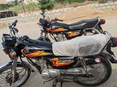 Honda CG 125 2022 Sukkur Number available