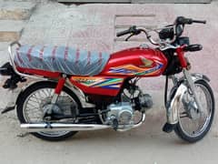 Honda CD 70 urgent for sale Call my WhatsApp number 03244025537