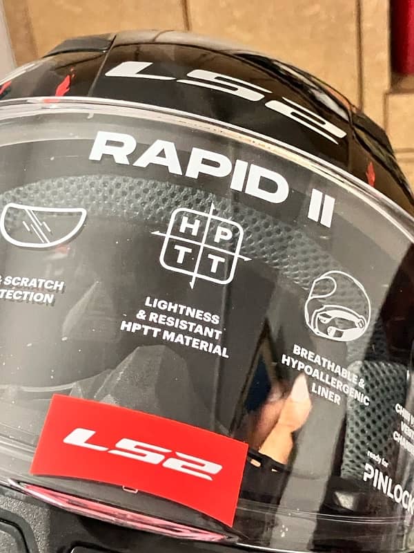 Ls2 rapid 2 claw black Medium size 5