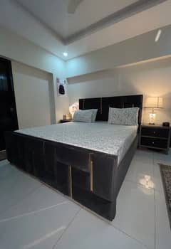 Charcoal Grey Bed Set for Sale