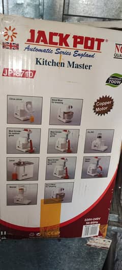 Jackpot 10 in 1, hard fruit juicer, Juice extractor chopper blender gr