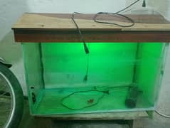 Complete fish Aquarium Air filter + Air pump + lights