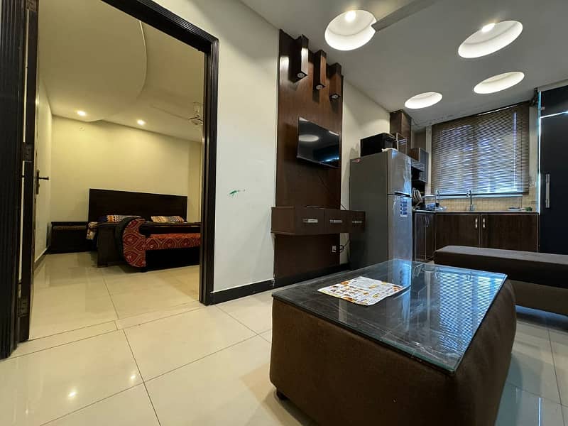 One Bed Furnished Brand New Apartment For Rent In Bahria Town, Lahore. 3