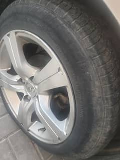 Alloy Rims with tyres 15 inch